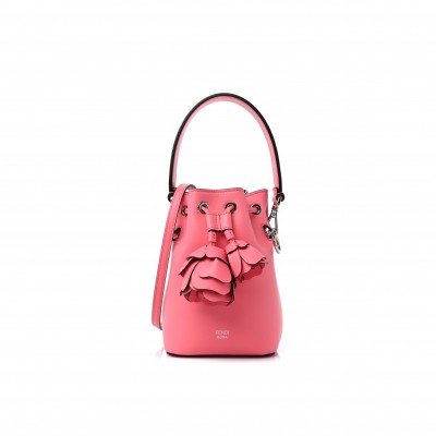 FENDI MON TRESOR 3D FLOWER BUCKET BAG LEATHER MINI (18*12*10cm)